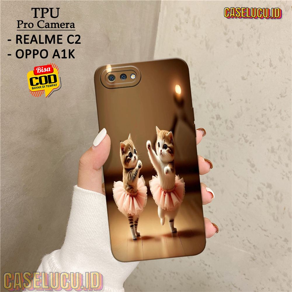 Jual Casing Hp Realme C2 A1K Terbaru Fashion Case Kucing