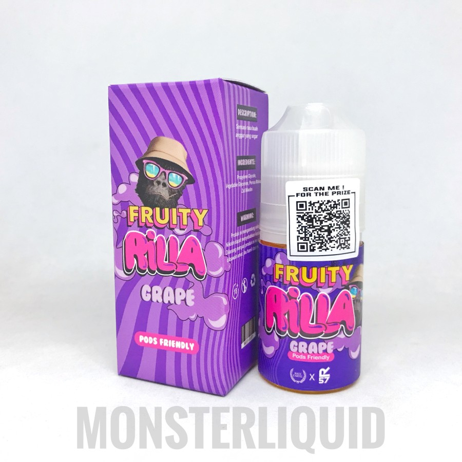 Jual PODS FRIENDLY FRUITY RILLA GRAPE BY JUICE CARTEL 12MG 30ML ...