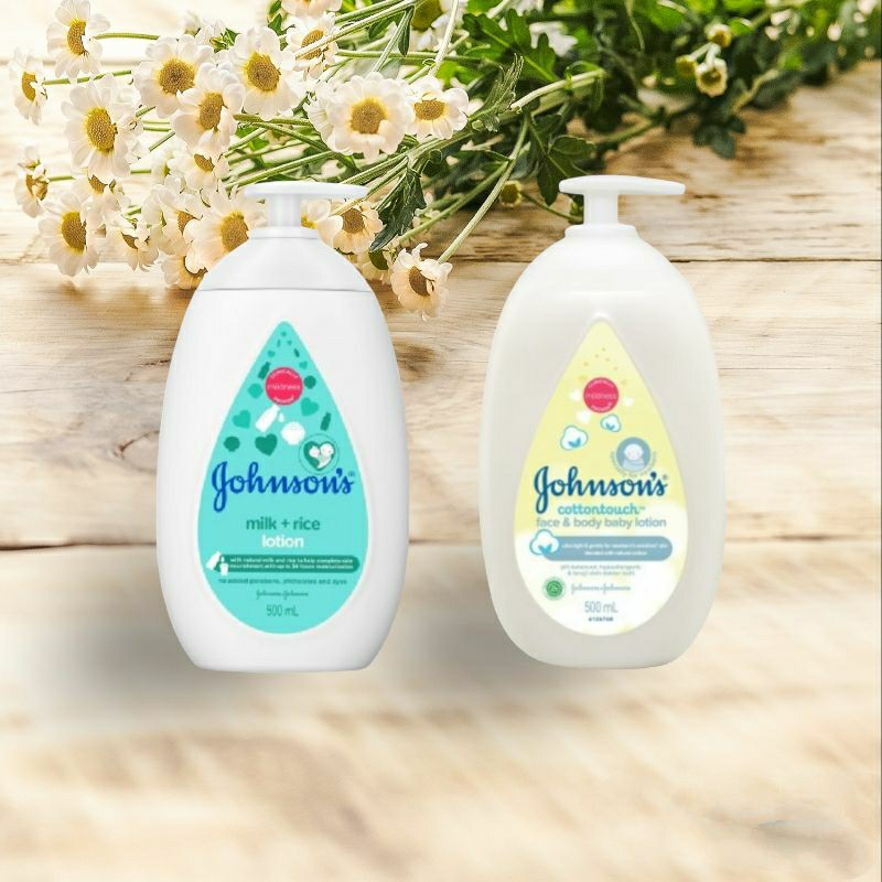 Jual JOHNSON'S Baby Cottontouch Face & Body Lotion l Milk and Rice
