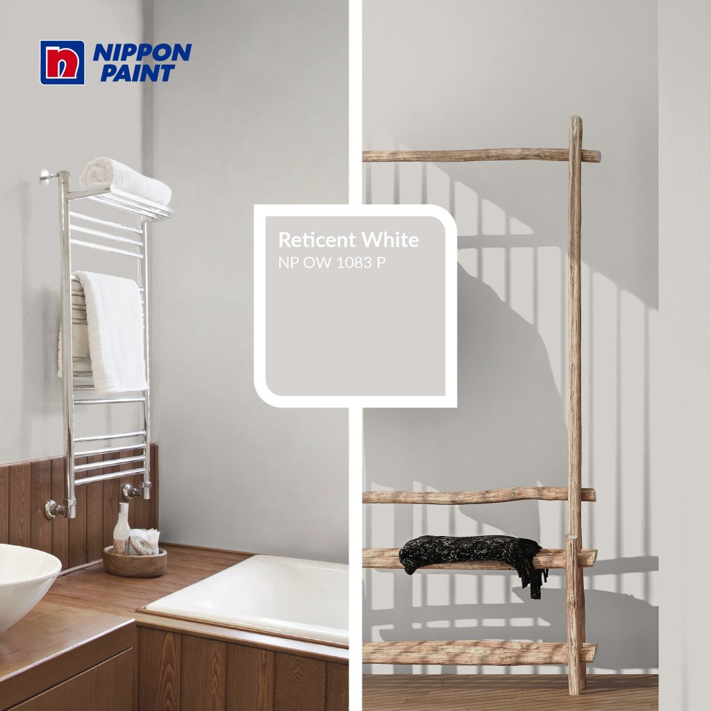 Jual CAT TEMBOK EKSTERIOR NIPPON PAINT - RETICENT WHITE/OW1083P ...