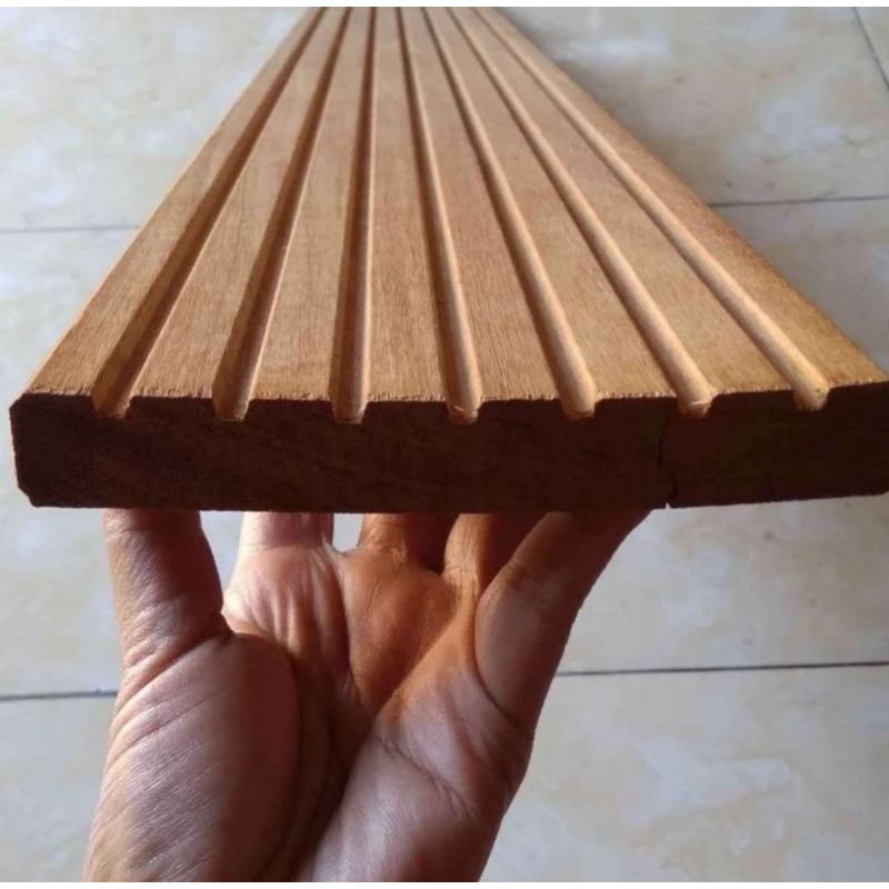 Jual Decking Bengkirai Jumbo / Papan Bengkirai / Pagar Kayu Outdoor