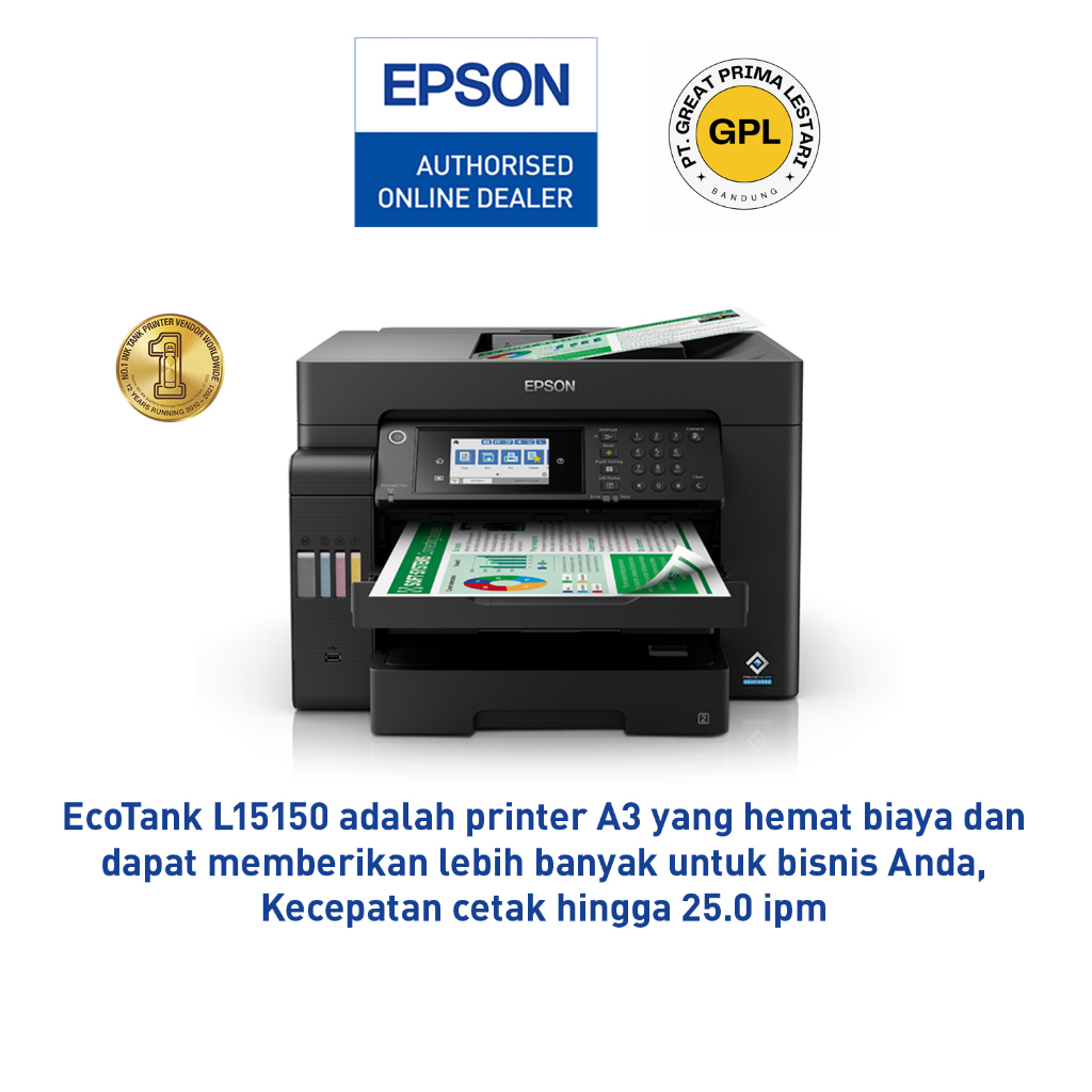 Jual Printer Epson L15150 L 15150 Printer A3+ Scan Copy A3 Wifi Auto