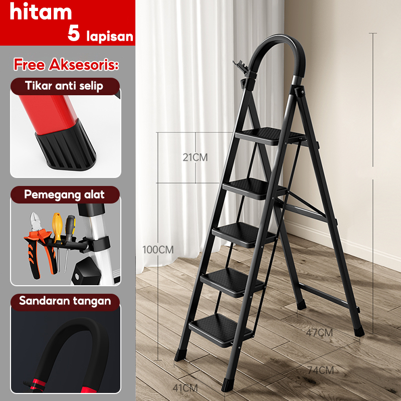 Jual Tangga Tangga Lipat Aluminium Tangga Lipat Multifungsi Lipat Tangga Besi Household Ladder