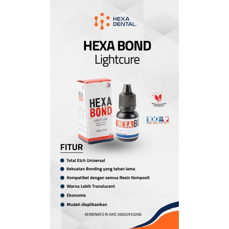 Jual Bonding Ortho Konser Merk Hexa Bond Light Cure Shopee Indonesia