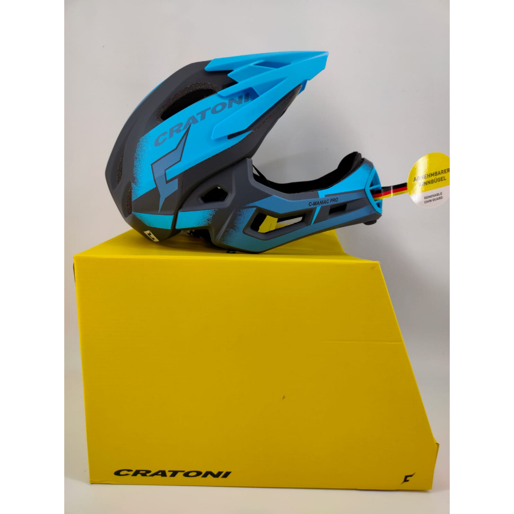 Casque VTT CRATONI C-Maniac Pro - Noir 2022 - 390g - 16 Ventilation - Visière Amovible