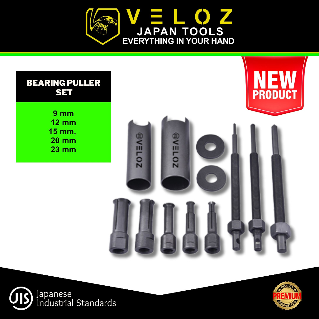 Jual VELOZ Bearing Puller Set 5 Pcs Chrome Vanadium Steel (CR-V ...