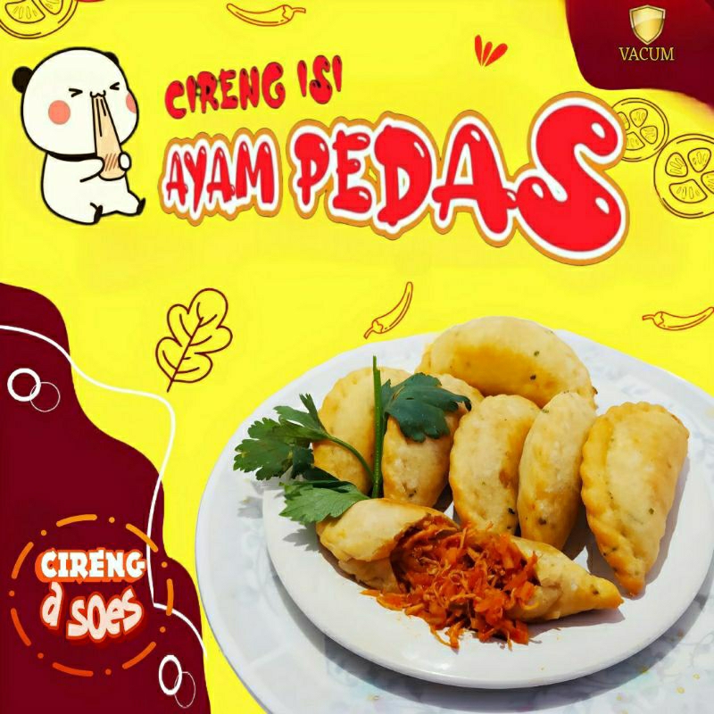 Jual Cireng Isi Ayam Suwir Pedas Di Jamin Enak Kemasan Vaccum Isi 6pcs Besar Shopee Indonesia 