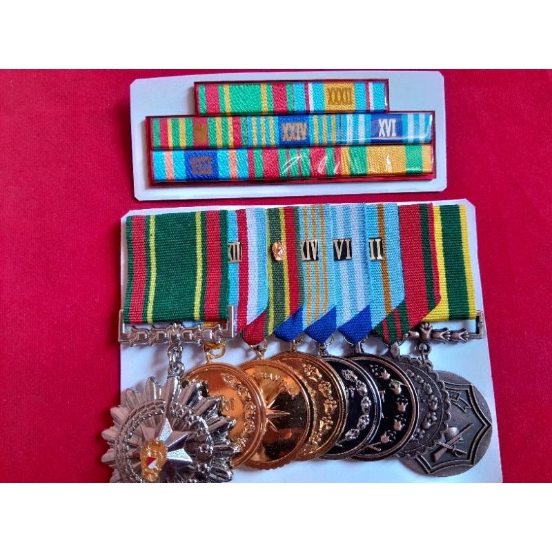 Jual CUSTOM!!! SATYA LENCANA CUSTOM 1-6 SET PDH DAN PDU TNI/POLRI/PNS ...