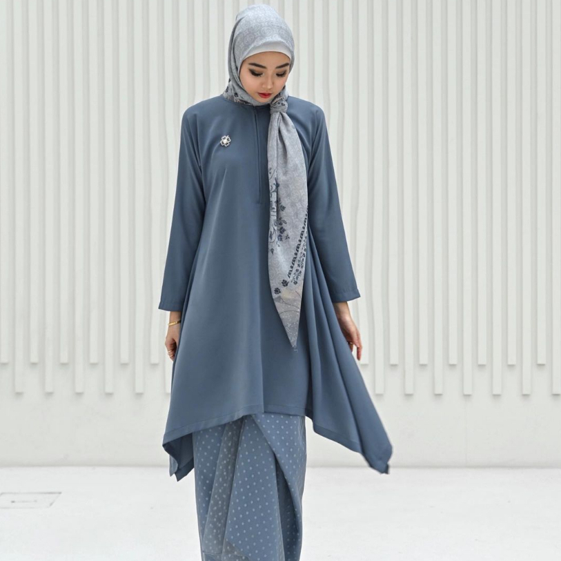 Jual NAZWA SOFT EDEN TILE SET DRESS PART I LONGDRESS HIJAB FRIENDLY