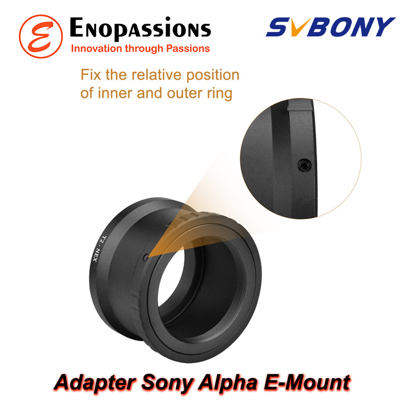 Jual Svbony SV196 Adapter Sony NEX E-Mount Kamera T-Ring M42 | Shopee ...