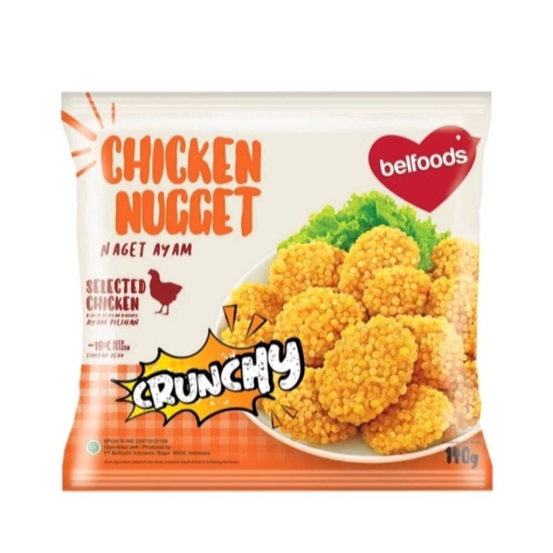 Jual Belfoods Frozen Food Crunchy Nugget 140gr | Shopee Indonesia