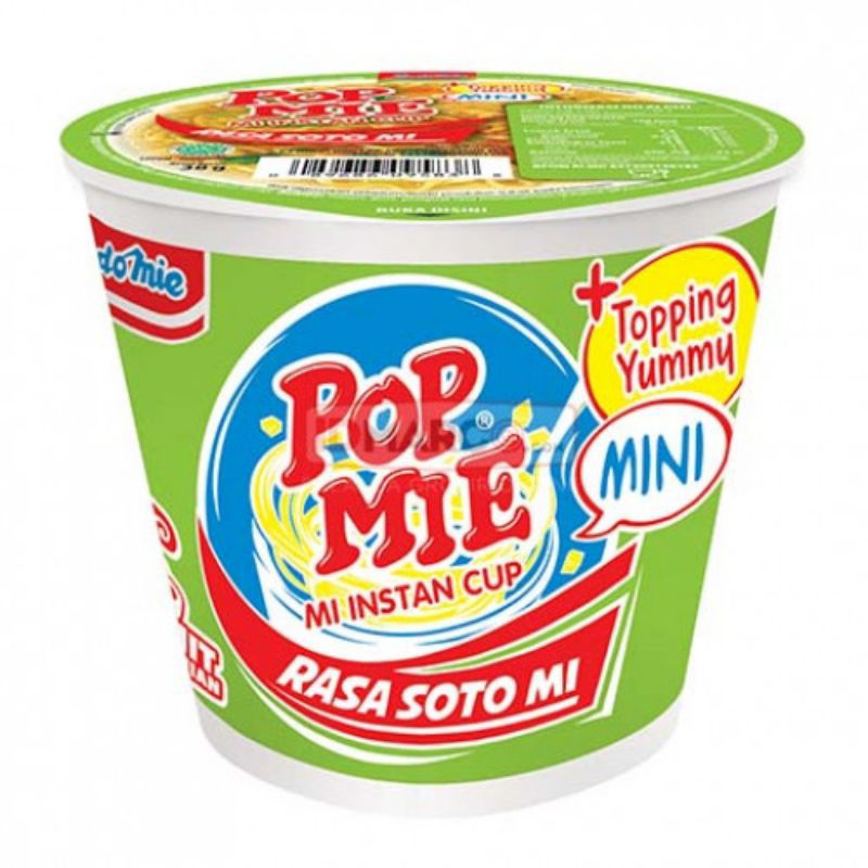 Jual Pop Mie Mini Instan Cup Rasa Soto Ayam Topping Yummy Shopee