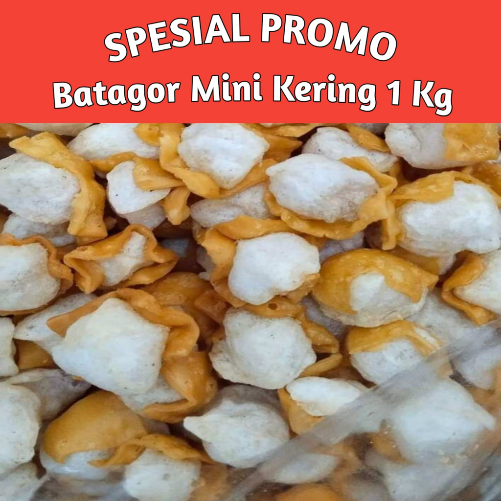 Jual Batagor Mini Kering 1 Kg Cocok Untuk Campuran Baso Aci Seblak