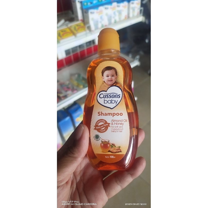 Jual Cussons Baby Shampoo Almond Oil & Honey 100 ml Shopee Indonesia