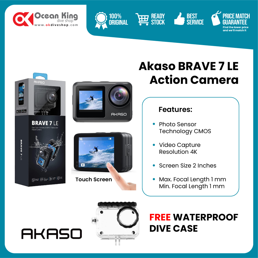 AKASO Brave 7 Price in Bangladesh, Full Specifications