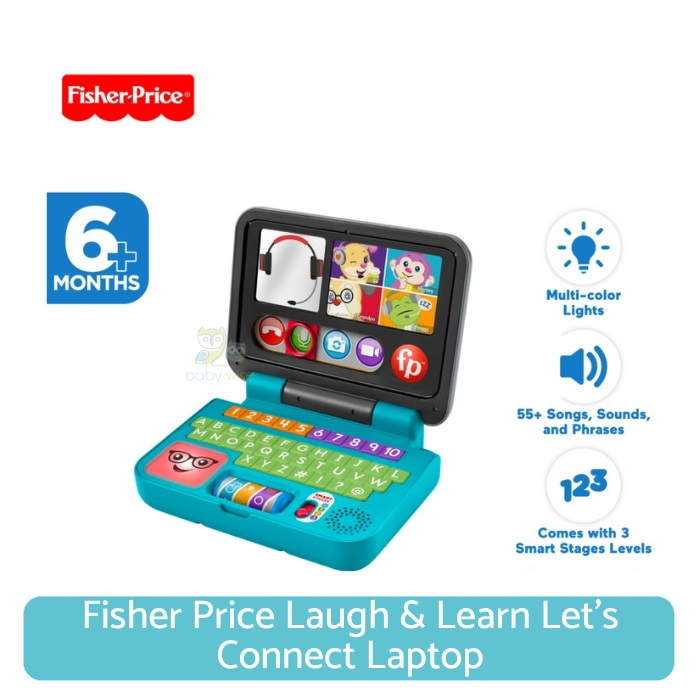 Mainan Edukasi Fisher Price Abc Tablet Jual Fisher Price Laugh Learn Let's  Connect Laptop Tablet