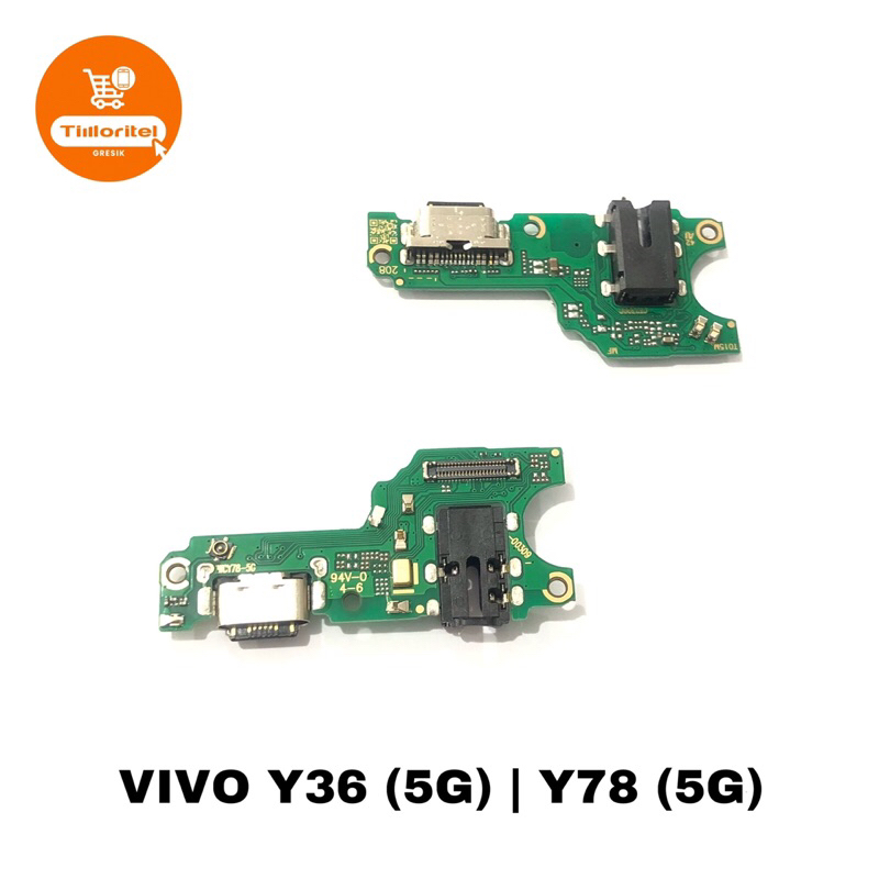 Jual BOARD CONNECTOR CHARGER VIVO Y36 (5G) VIVO Y78 (5G) PCB KONEKTOR