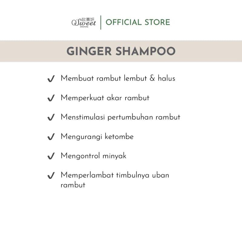 Jual OSWEET Ginger Shampoo & Conditioner - Osweet Singapore | Shopee ...