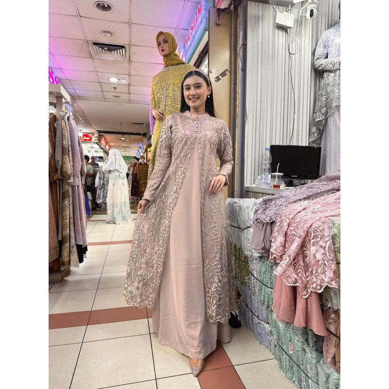 Jual CALVINA DRESS // DRESS PESTA // TANAH ABANG | Shopee Indonesia