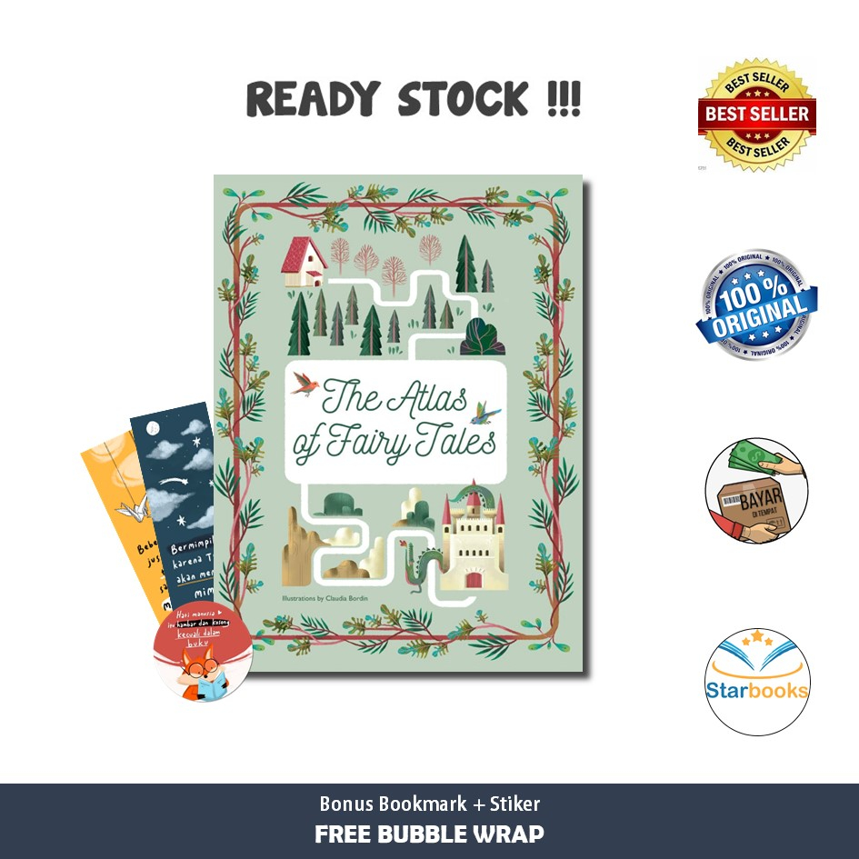 Jual BUKU THE ATLAS OF FAIRY TALES (BUKU IMPORT) Shopee