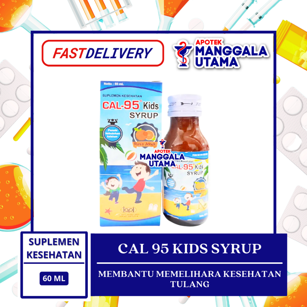 Jual CAL 95 KIDS SYRUP 60 ML | Shopee Indonesia