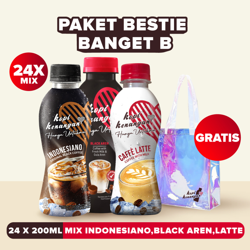 Jual Paket Bestie Banget B - Kopi Kenangan Hanya Untukmu | Shopee Indonesia