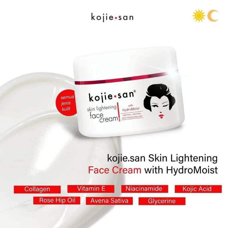 Jual KOJIE SAN Skin Lightening Face Cream With Hydromoist 30gr Shopee