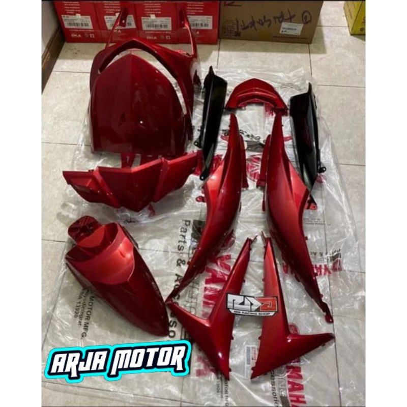 Jual COVER BODY HALUS MIO SOUL GT 115 MERAH FULL SET ORIGINAL | Shopee