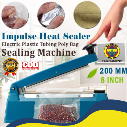 Jual Impulse Sealer Cm Alat Perekat Plastik Mm Press Kemasan Makanan Mini Murah