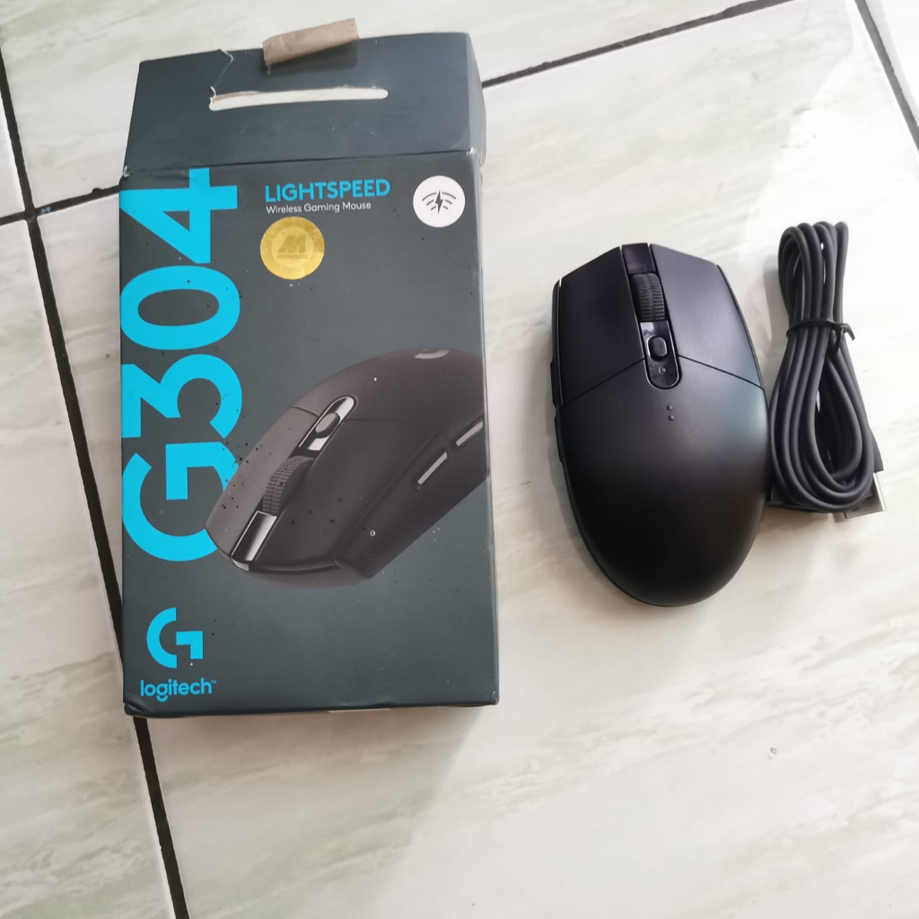 Jual Logitech G304 Wireless Lightspeed Black Not G203 G403 Mouse Gaming ...