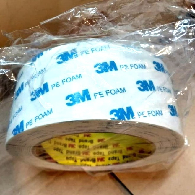 Jual Double Tape 3M Pe Foam Putih 36mm x 4 meter | Shopee Indonesia