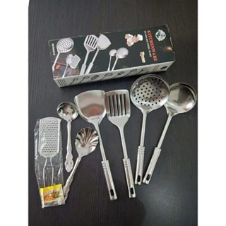 Alat Masak Dapur Stainless Steel Model Frying Spatula - HTG001