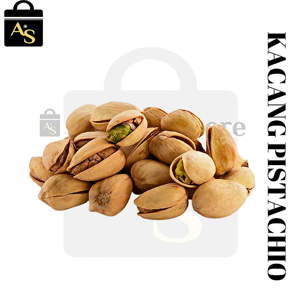 Jual Kacang Fustuk Pistachio Kacang khas Arab Pistacio 500gram Panggang ...