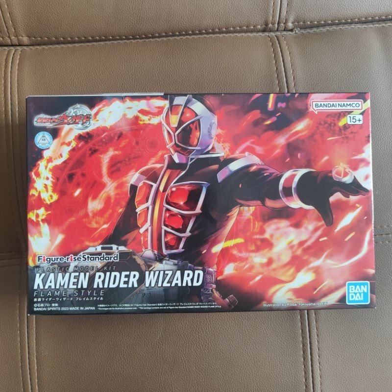 Jual Bandai figure rise standard Kamen rider wizard flame style ...