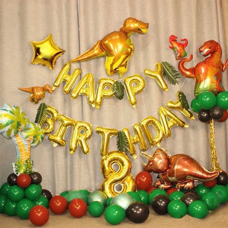 Jual PAKET DEKORASI ULANG TAHUN ANAK COWOK DINOSAURUS | Shopee Indonesia