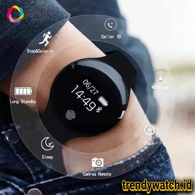 Jual Jam Tangan Pintar Android Smartwatch D18 Sport LED Monitor ...