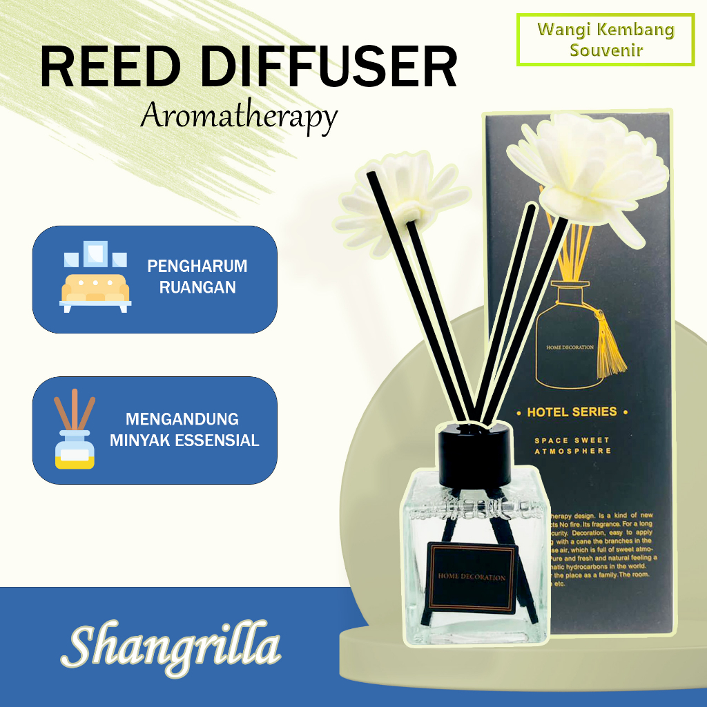 Jual [Wangi Kembang Souvenir] REED DIFFUSER 50ml / Pengharum Ruangan