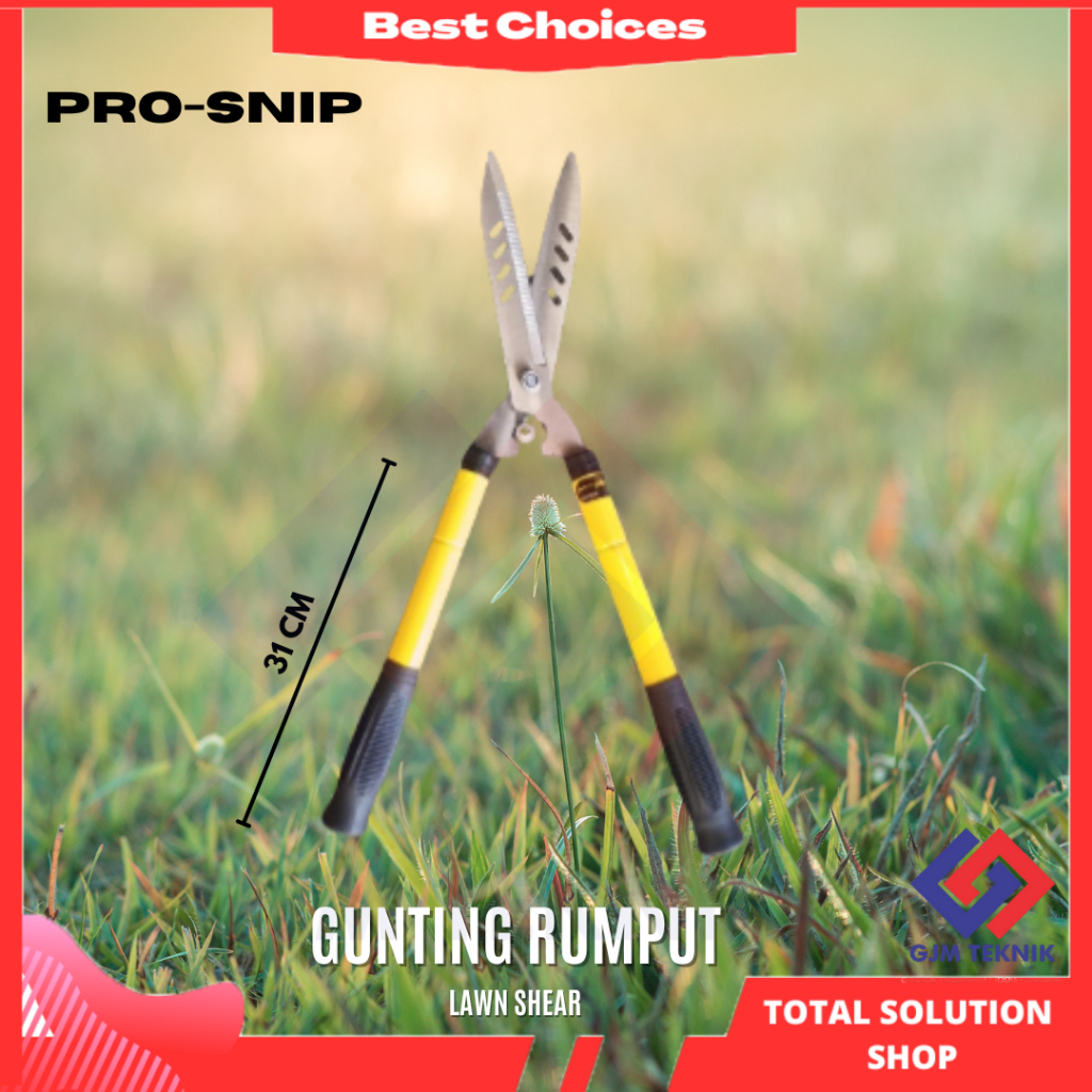 Jual GUNTING RUMPUT TAMAN / GUNTING PAGAR GAGANG BISA PANJANG PRO-SNIP ...