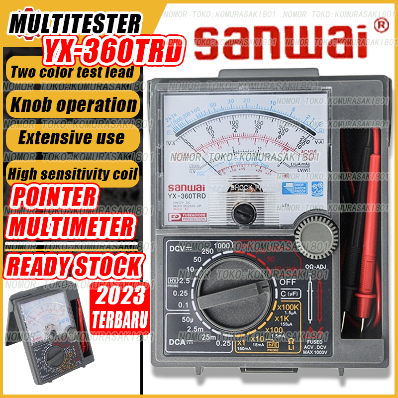 Jual Multimeter Tofuda Model Heles Yx 360 Trd Multitester Avometer Analog Tofuda Model Heles 6034