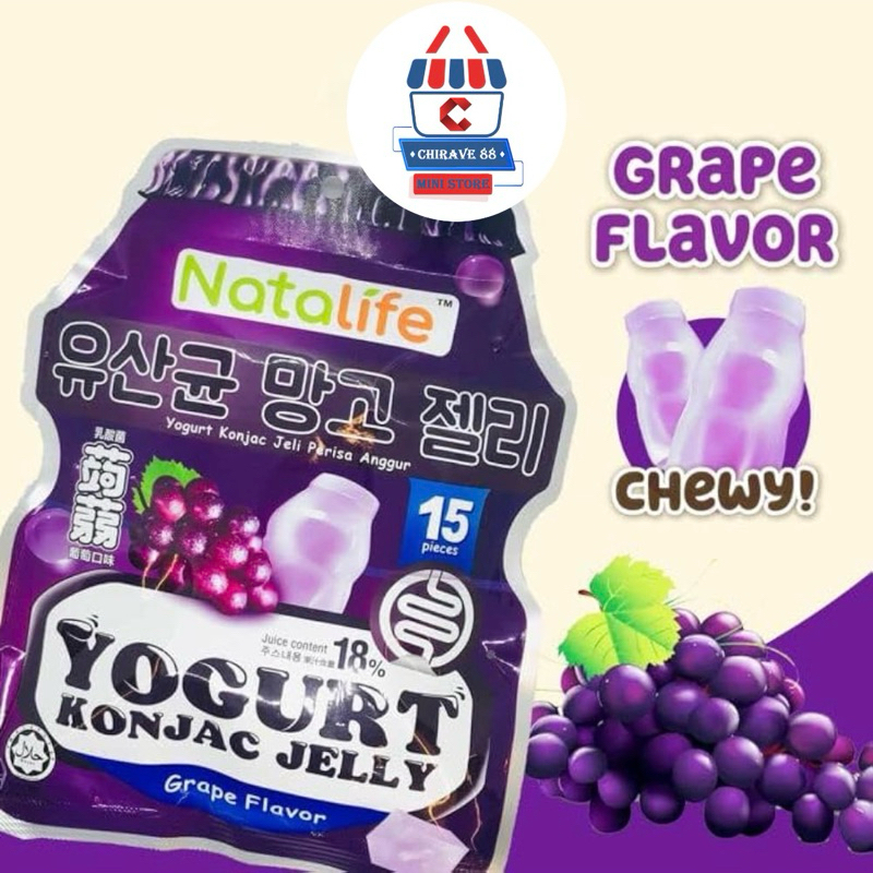 Jual Natalife Yogurt Konjac Jelly All Variants 300g | Shopee Indonesia