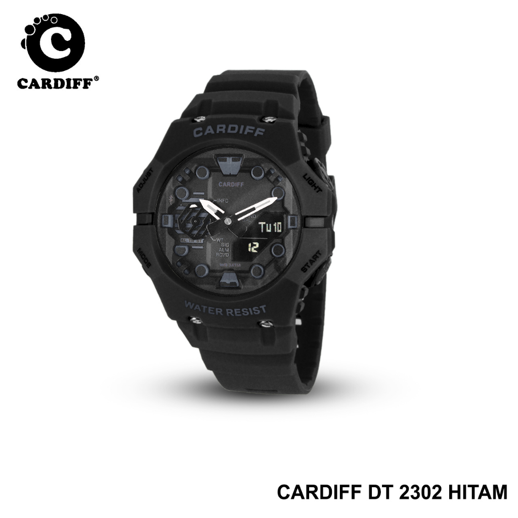 Jual JAM TANGAN CARDIFF ANALOG DIGITAL Shopee Indonesia