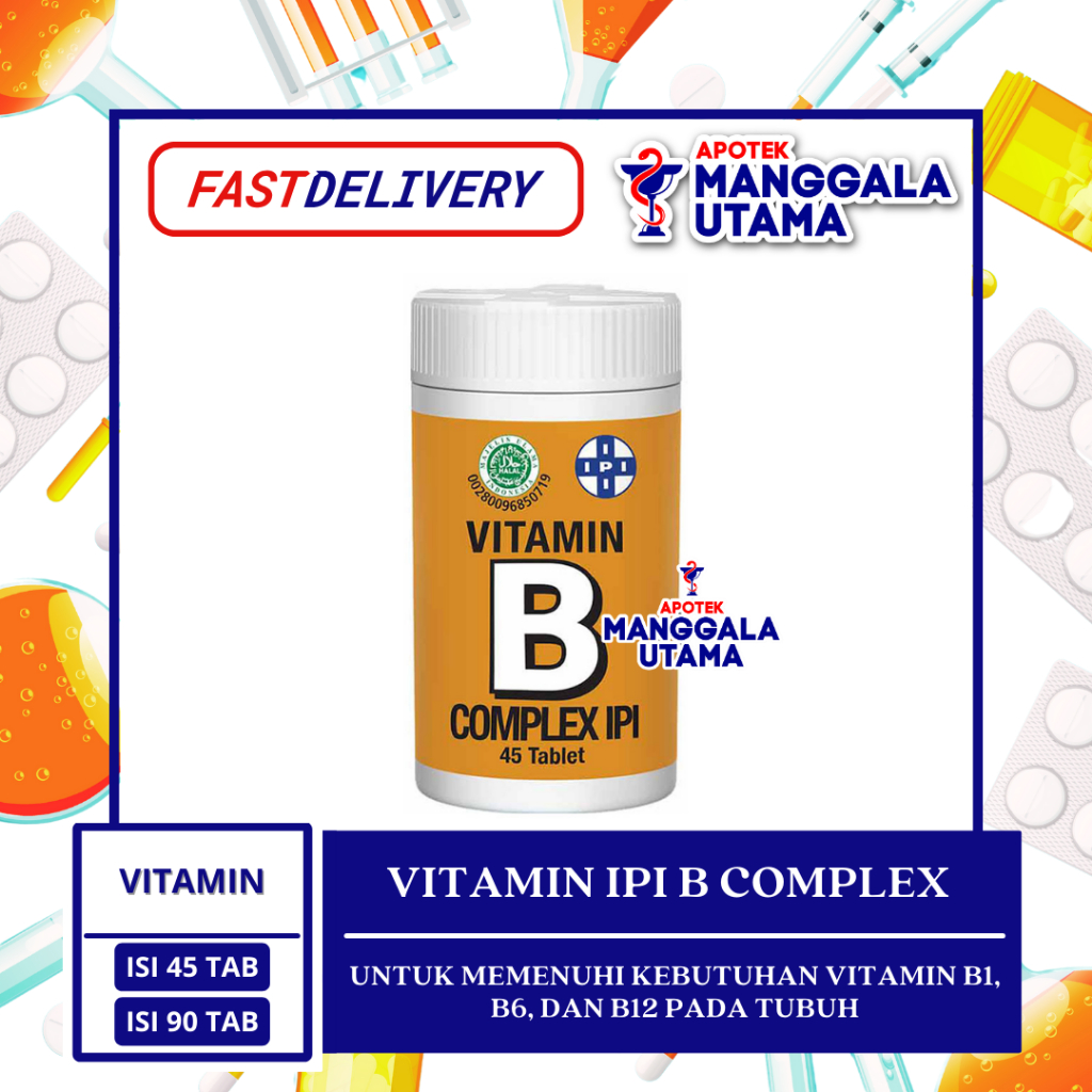 Jual VITAMIN IPI B COMPLEX | Shopee Indonesia