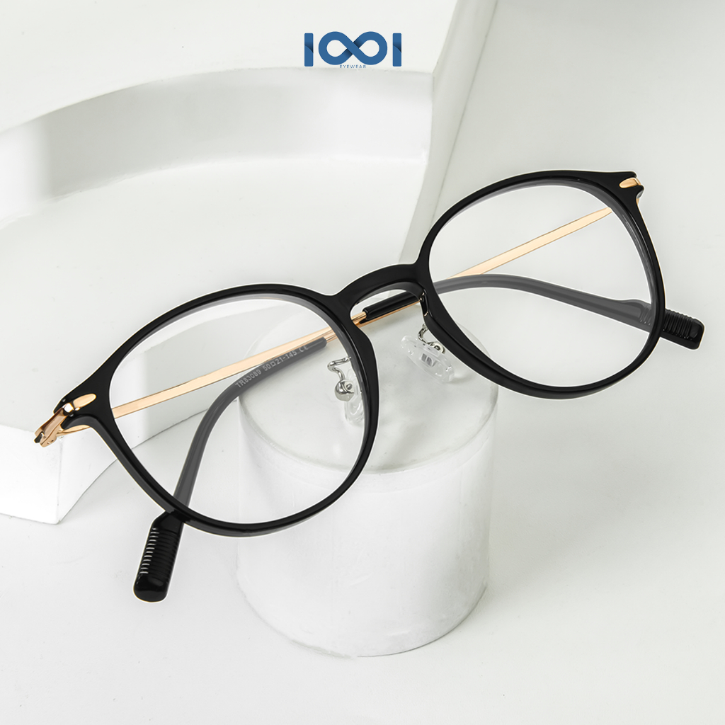 Jual IOOI Eyewear - Kacamata Bulat Metal TR Anti Radiasi Blueray