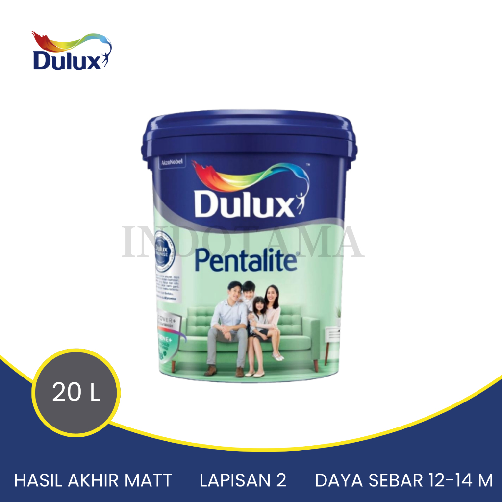 Jual Dulux Pentalite Antibac Brilliant White Kemasan 20 Liter Shopee Indonesia 1725