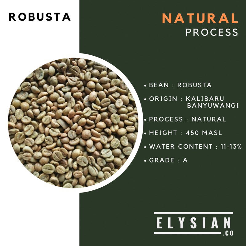 Jual Green Bean Robusta Grade A 1kg / Biji Kopi Robusta Grade A 1kg ...
