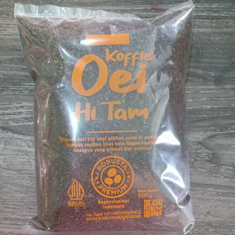Jual Bubuk Kopi kasar Oei 500Gram khas Bagansiapiapi / Biji Bubuk Kopi ...