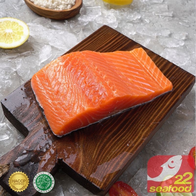Jual Ikan Salmon Fillet 250 Gram Portion Cut / Salmon Atlantik / Salmon