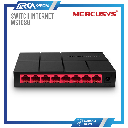 Jual Switch Hub Mercusys MS108G Desktop Switch 8Port 10/100/1,000 Mbps