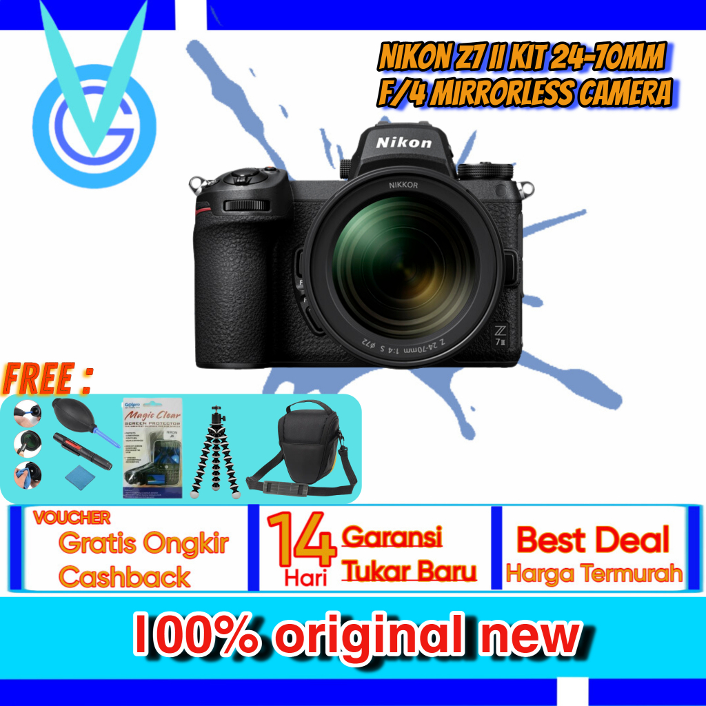 Jual Kamera Nikon Z7 II Kit 24-70mm f/4 Mirrorless Camera | Shopee ...