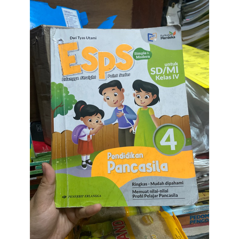 Jual ESPS Pendidikan Pancasila SD Kelas 4 Erlangga Kurikulum Merdeka ...